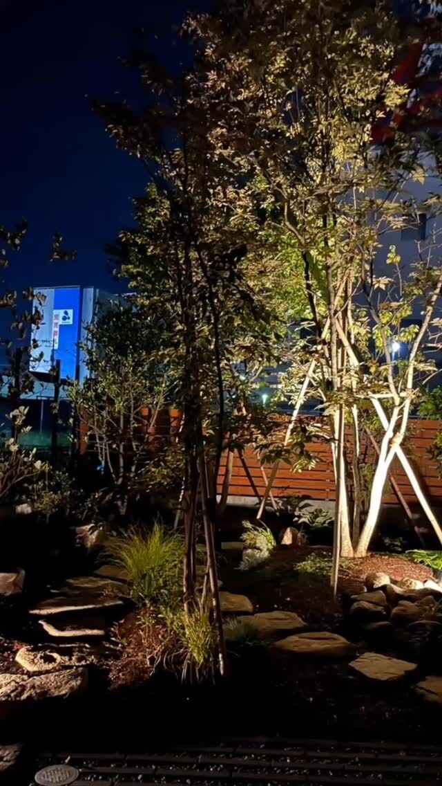💡

以前から何度か工事させて頂いてます
お庭に今回は照明を取り付けさせて
いただきました✨

朝晩涼しくなってきたので
ナイトガーデンも
ぜひ楽しんでいただけたら嬉しいです🌙
　

#ナイトガーデン 
#庭を楽しむ 
#庭のある暮らし 
#ガーデンデザイン 
#ガーデンライト